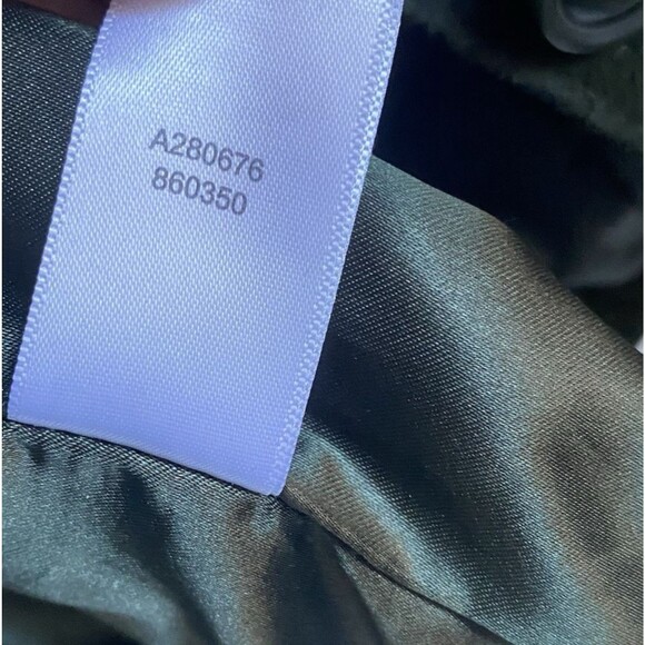 Denim&Co Suede Jacket Women XL Moss Green Button Up Cowgirl Grunge - Picture 12 of 12